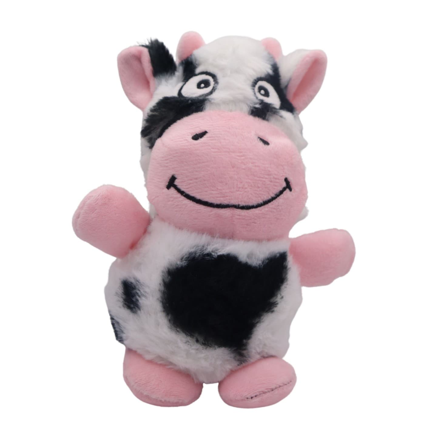 Cow Plush Squeaky Chew Toy for Dogs (23CM) - Suitable for All Dog Breeds