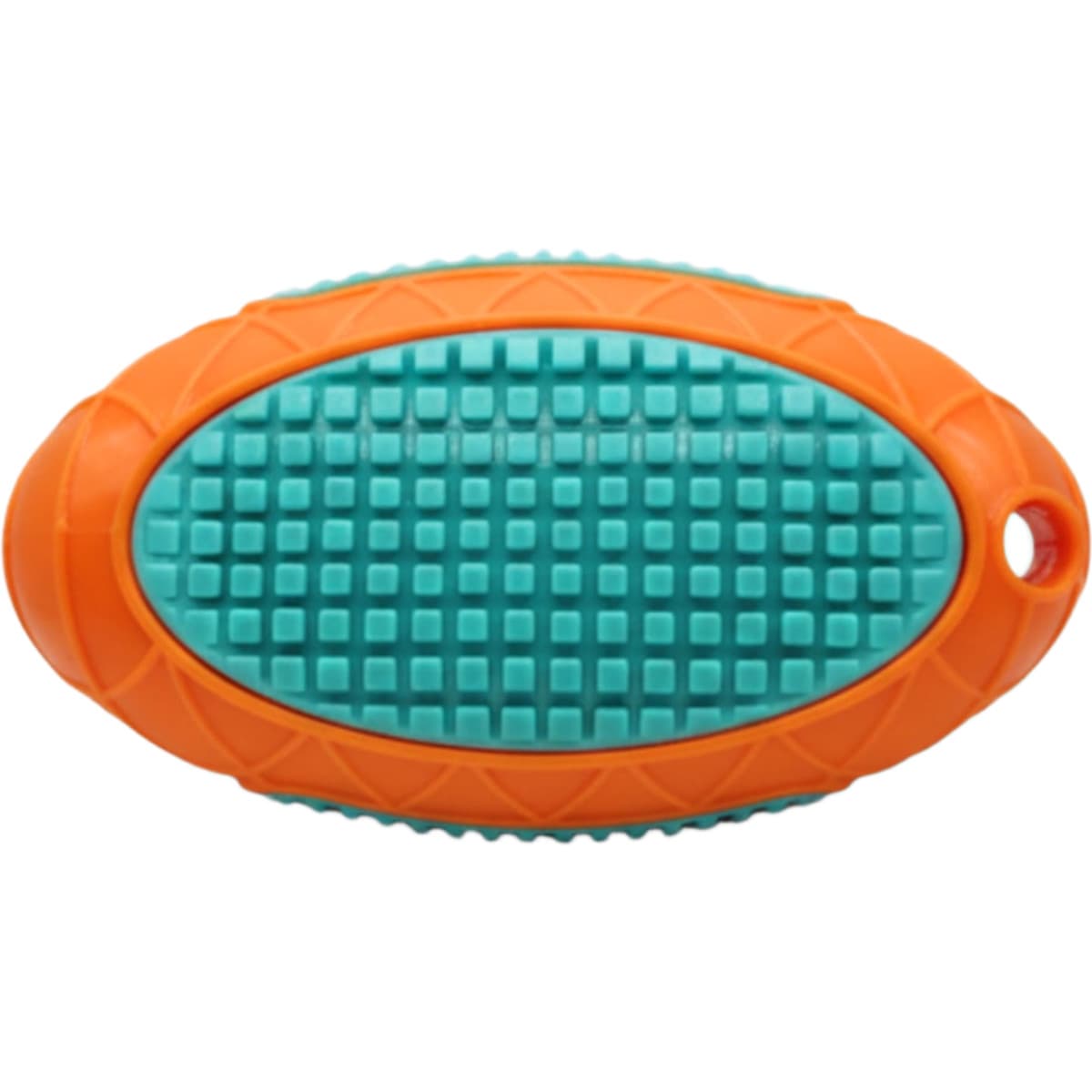 Checkered Squeaky Chew Oval Toy for Dog
