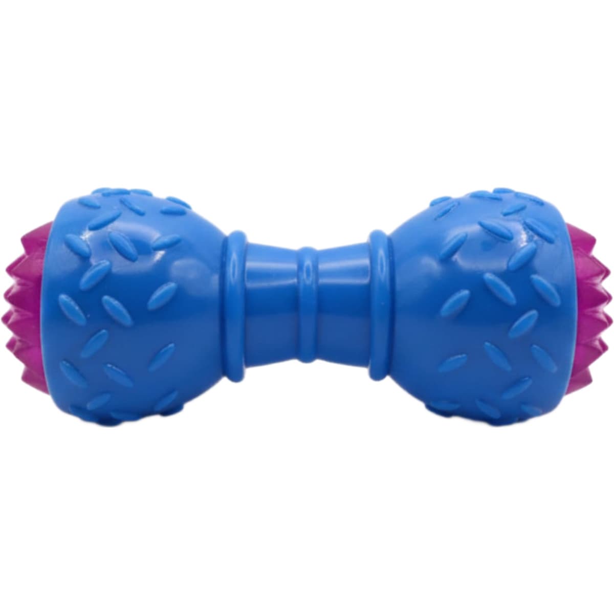 Glowing Dumbbell Squeaky Chew Toy for Dog