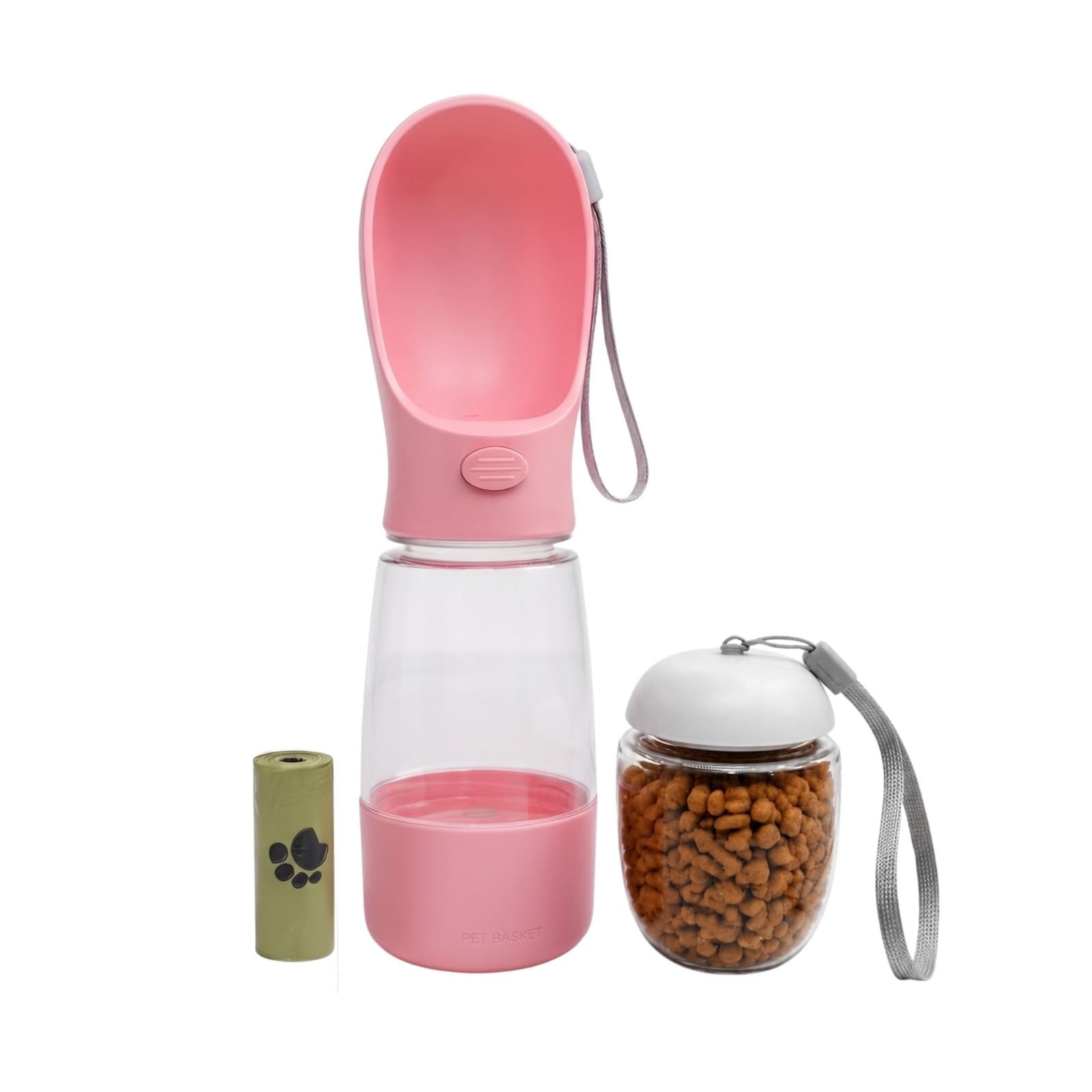Portable Dog Water Bottle with Dispensers